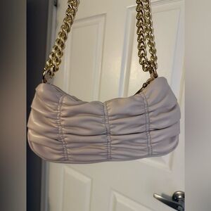 Forever 21 Cream Chain Shoulder Bag